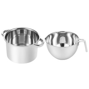 Magideal - Juego Para Baño María, Fundidor De Chocolate, Resistente Al Calor, Tazón Para Mezclar, Derretidos Para Hacer Velas, Jabón De Caramelo, Cocina