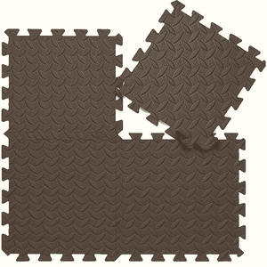 Wakeshome - Pack De 4 Alfombras Piso Puzzle Goma Eva Antigolpes 60X60Cm