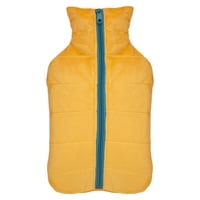 Guatero Thermicachile 2 Lt Parka Amarilla Cierre Morado