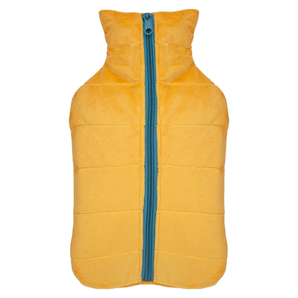 Guatero Thermicachile 2 Lt Parka Amarilla Cierre Morado