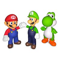 Total Upgrate - Juguete Pack 4 Figuras De Accion Mario Bros Infantil