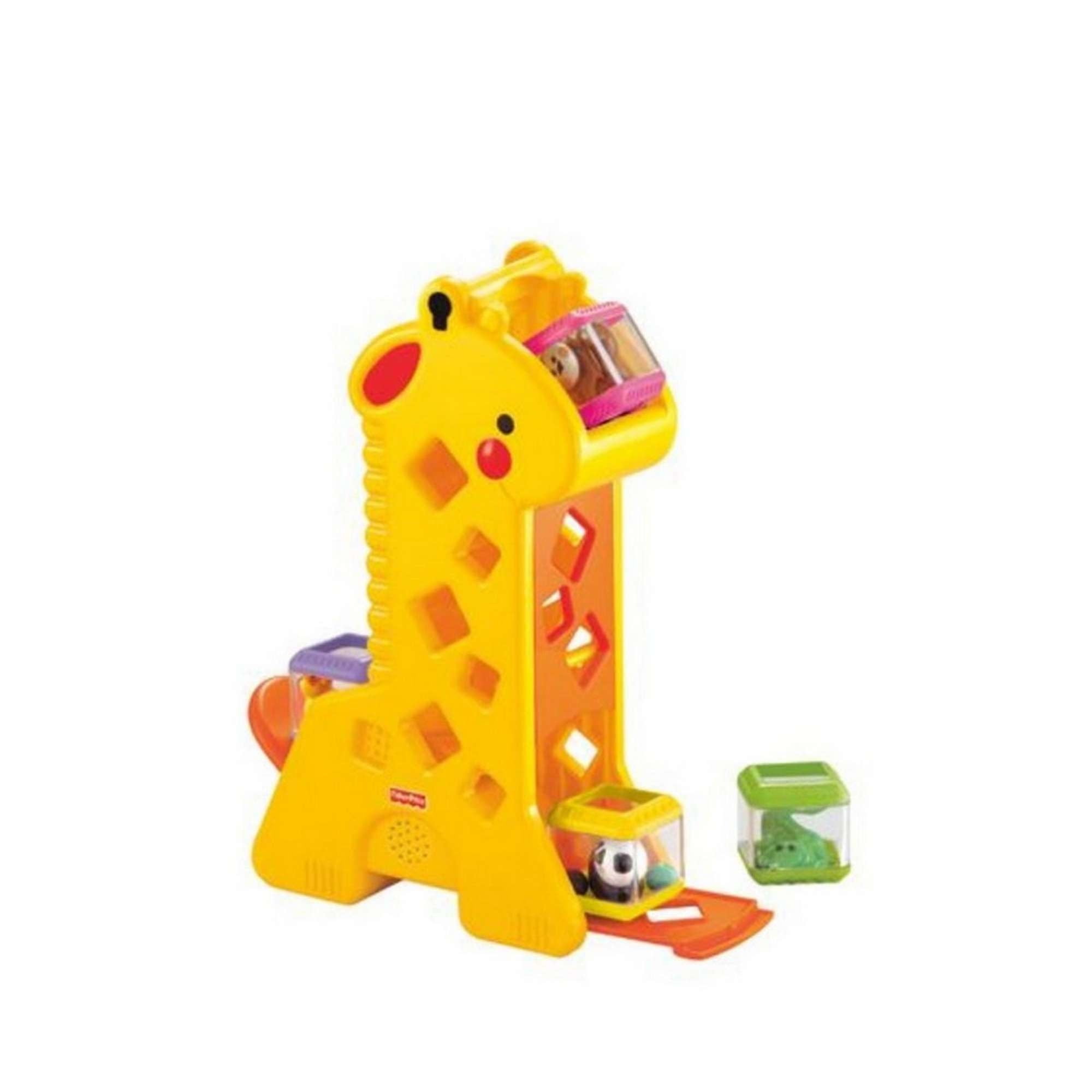 Fisher-Price - Juguete Para Bebés Jirafa Bloques Divertidos.