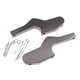 thumbnail image 1 of Extensiones De Estriberas Del Pasajero Estriberas Extendidas Para Vespa GTS 300ie Titanio, 1 of 5