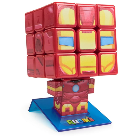 Juguete coleccionable Rubik's Cube Iron Man Cuber para adultos y niños