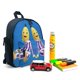 thumbnail image 3 of Plátanos en Pijama Mochila Escolar para Niños y Niñas, Mochila Infantil Ligera de Alta Calidad, Grande y Duradera Azul, 3 of 6