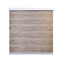 Cortina Roller Duo Zebra Dia Y Noche 160 X 200 Cm Marron Jaspeado Guiza