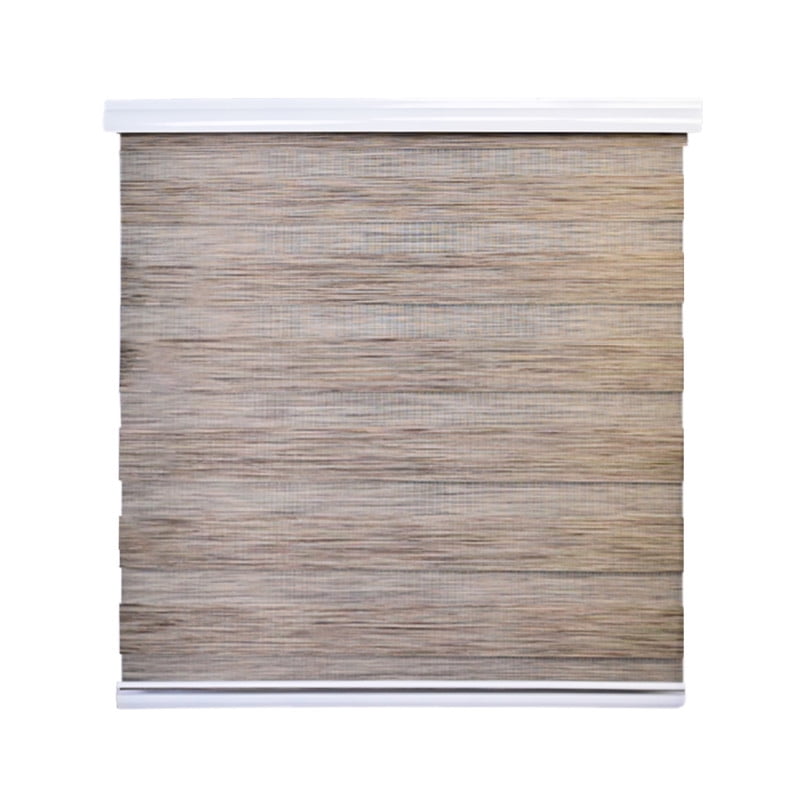 Cortina Roller Duo Zebra Dia Y Noche 160 X 200 Cm Marron Jaspeado Guiza