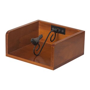 Magideal - Servilletero De Madera, Dispensador De Servilletas Con Brazo Ponderado, Caja De Pañuelos Retro, Dispensador De Pañuelos Para Cafetería, Decoración Del