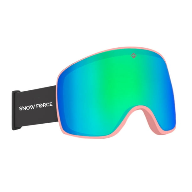 Antiparras Magnéticas Ski & Snowboard North Pole / Verde - Rosa - Negro