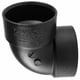 thumbnail image 2 of Tubo Elbow Charlotte de plástico ABS de 1,5 cm con cubo de 1,5 cm, 2 of 2