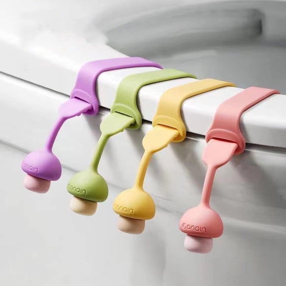Elevador de tapa de inodoro de silicona SZLYTYUN 24 cm, 4 colores