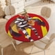thumbnail image 4 of Hamburglar-theme Fitted Round Tablecloths Elastic Edged Table Covers Waterproof Table Cloth for Kitchen Holiday Party Tables Decor 150cm, 4 of 6