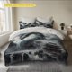 thumbnail image 1 of Ink Wash Sea of Clouds Majestic Dragon and Ancient Pagoda Printed Duvet Cover Set Made of 100% Polyester Fiber This Duvet Cover Is Soft Comfortable and Extremel, 1 of 1