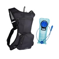 Magideal - Mochila De Hidratación Bolsa De Almacenamiento De Agua Con Mochila De Vejiga De Hidratación De 2L Mochila De Agua Hidráulica Para Escalada De Montaña Negro