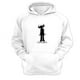 thumbnail image 1 of Polerón Canguro Jamiroquai Blanco Talla S Unisex, 1 of 2
