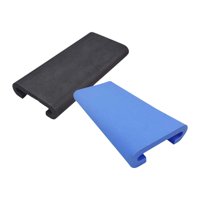 Magideal - Almohadilla De Asiento De Bote De Dragón 2X Eva, Protector De Paleta, Alfombrillas De Kayak De Kayak Livianas En Forma Para Pesca En Balsa Reemplazo Azul Negro