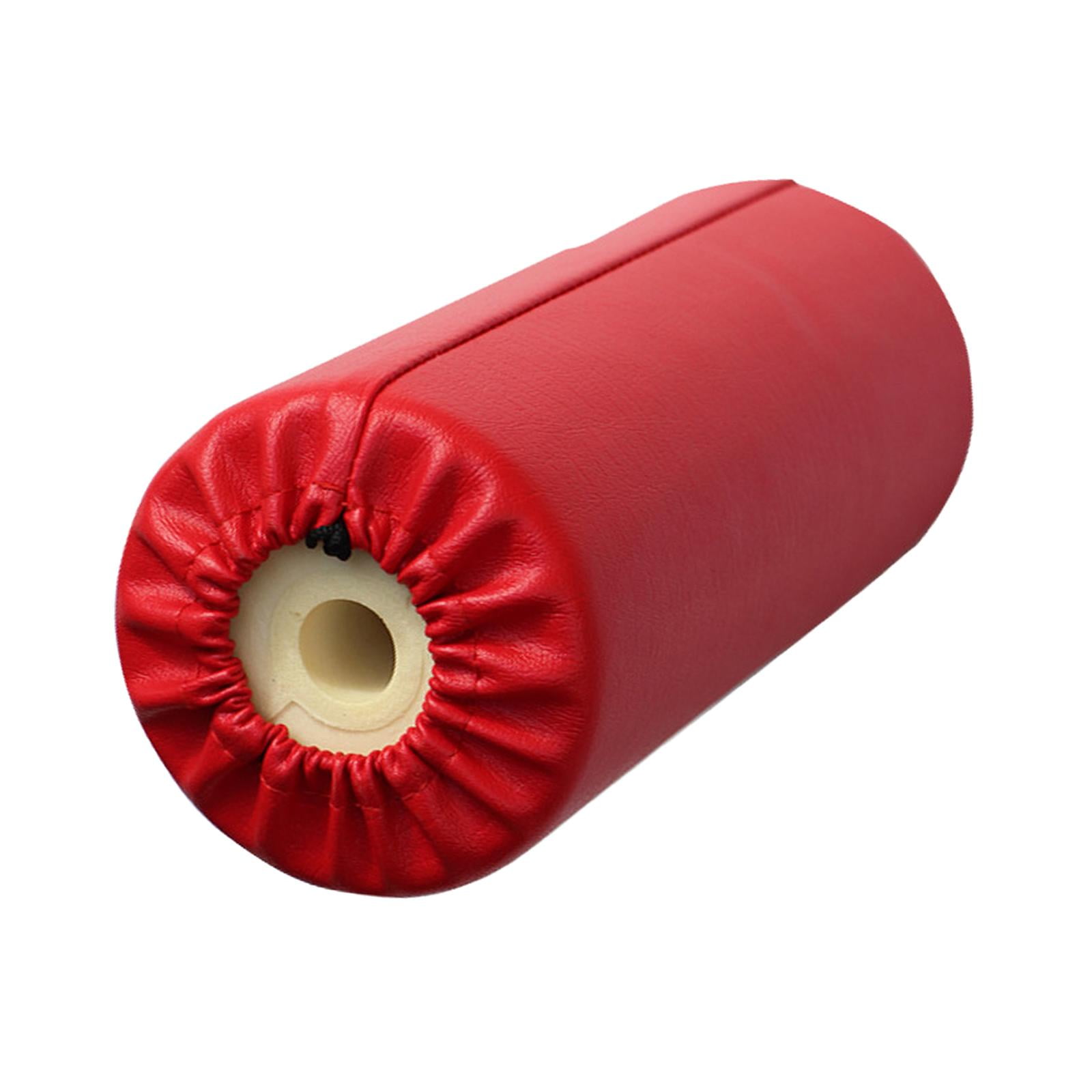 Magideal - Rodillo De Espuma Para Pies, Funda De Esponja De Espuma, Soporte De Rodillo De Espuma Suave Y Práctico Para Máquinas De Ejercicio De Gimnasio En Casa, Rojo