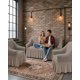 thumbnail image 3 of Juego Fundas Sillon Elastica 3+1+1 Nido Abeja Con Faldon, 3 of 6