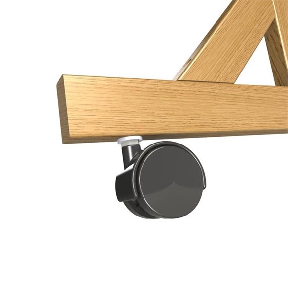 Juego de 4 ruedas para unidades reversibles con estructura de madera, Gante