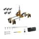 thumbnail image 5 of Kit De Abridor De Orificios Para Cerradura De Puerta, Máquina Ranuradora De Piezas Para Decoración Del Hogar, Puerta De Hotel Con 5 Cabezales, 5 of 5