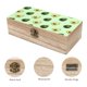 thumbnail image 3 of Aguacate Caja Organizadora de Madera Rústica - Caja Decorativa Multifuncional para Escritorio, Hogar, Oficina, Joyas y Manualidades, 3 of 6