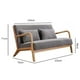 thumbnail image 4 of Sofa de 2 asientos Moderno de Comedor con Apoyabrazos, 4 of 4