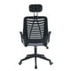 thumbnail image 3 of Silla De Oficina Mesh Con Cabezal Negra Midtown, 3 of 4