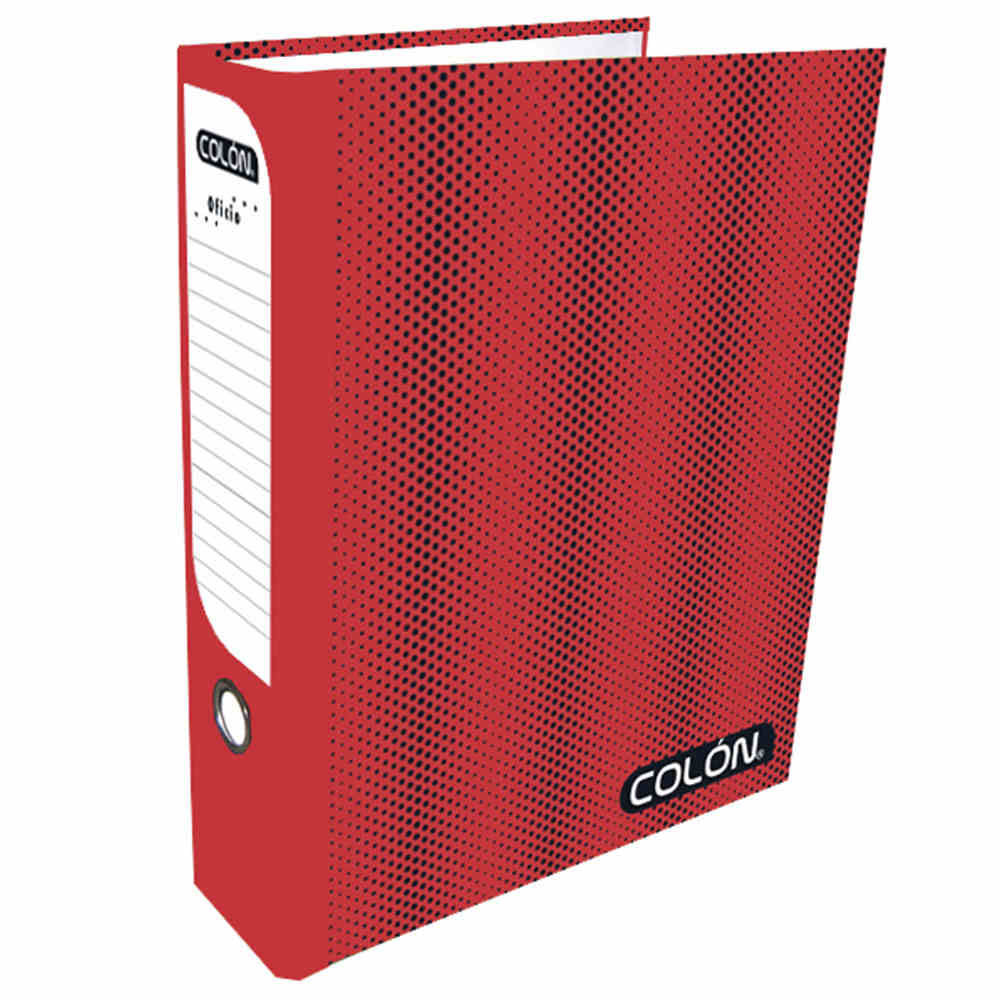 Archivador Oficio Color Rojo 1 Un Colón