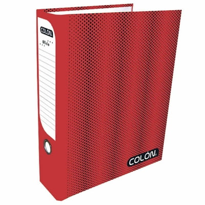Archivador Oficio Color Rojo 1 Un Colón