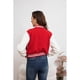 thumbnail image 3 of Chaqueta Corta Universitaria Mujer Gruesa Forro Piel Bolsillos 7582, 3 of 4