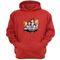 Genérico - Polerón Canguro Grey´S Anatomy Rojo Talla M Unisex