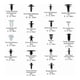 thumbnail image 5 of Kit 110 Clip Broche Retencion Plastico Auto Lata Tapabarro, 5 of 7