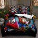 thumbnail image 1 of x845 Bed Sheets Cartoon Print Mario Duvet Cover,Gamer Characters Super Mario Bedding Set Children Boys Girls Hoilday Gift Room Decoration 3-Piece Bedding Set (1 Duvet Cover + 2 Pillow Shams) nj845, 1 of 5