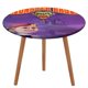 thumbnail image 1 of Monster Bash-theme Fitted Round Tablecloths Elastic Edged Table Covers Waterproof Table Cloth for Kitchen Holiday Party Tables Decor 150cm, 1 of 6