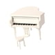 thumbnail image 3 of Accesorios De Casa De Mu?ecas En Miniatura Caja De Música De Piano Para El Cumplea?os De San Valentín Blanco, 3 of 5