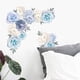 thumbnail image 5 of Pegatinas de pared con diseño de peonías florales, calcomanías de pared con flores, pósteres de pared con rosas y peonías en flor, pegatinas de pared con flores de acuarela, papel tapiz autoadhesivo p, 5 of 8