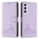 thumbnail image 5 of Funda tipo cartera FOXDOCK para Samsung Galaxy S22 Plus con soporte, ranuras, RFID, diseño de gato, 5 of 5