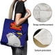 thumbnail image 3 of 2 Stupid Dogs Bolso de tela con estampado de lienzo para mujer, bolsa de compras reutilizable y estética, con cremallera interior, regalo para mujer,40*40cm., 3 of 6