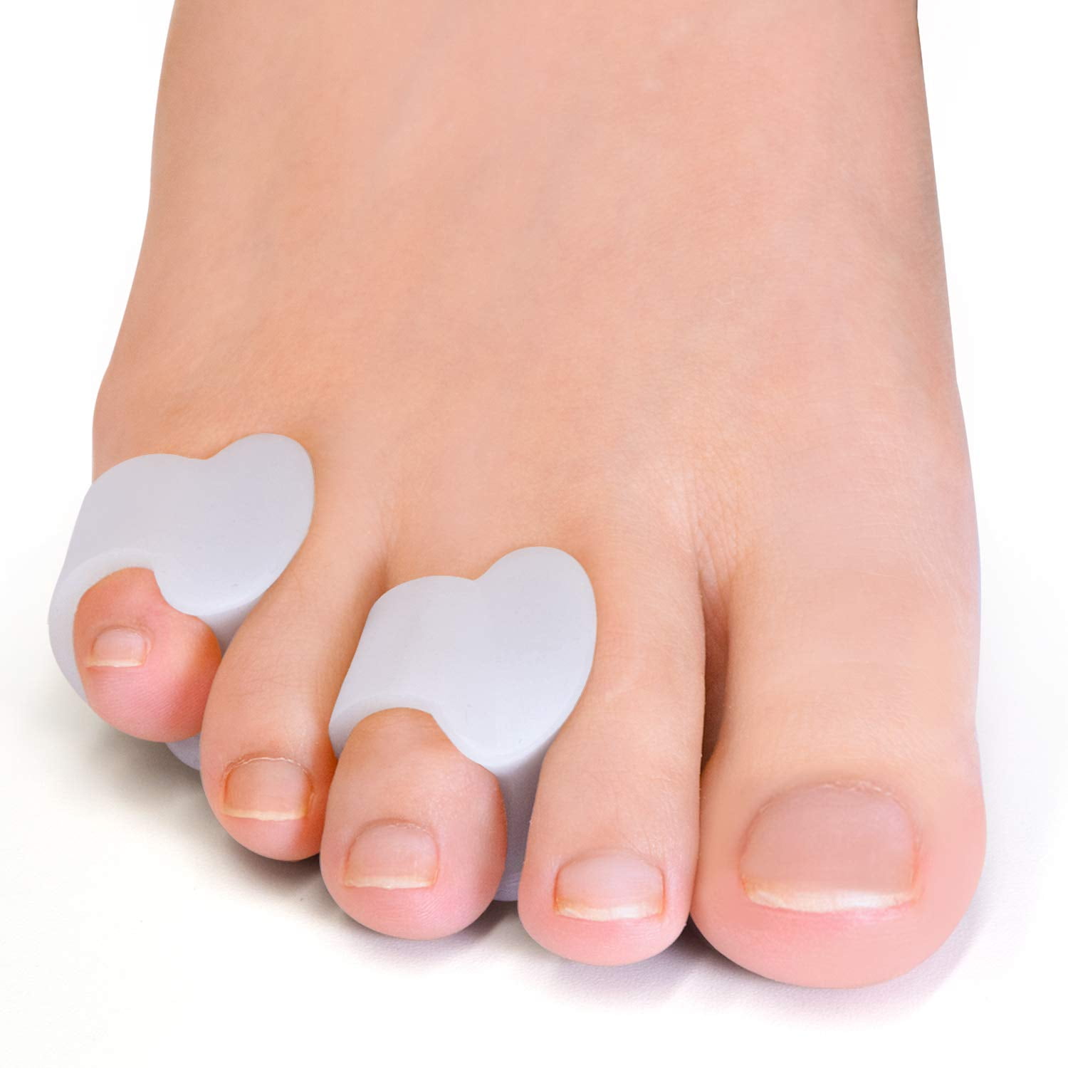 Separadores De Dedos En Gel Welnove Para Dedos Meñiques (paquete De 12)