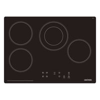 Groner - Encimera Vitrocerámica Touch Dual 4Q