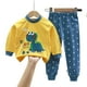 thumbnail image 1 of Pijama Niño Infantil Manga Larga Algodon Dino Azul amarillo 24, 1 of 3