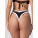 thumbnail image 1 of Bottom de Bikini Daikiri Mujer Calzón Sin Elasticos Negro Blanco Protección UV50+, 1 of 3