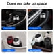 thumbnail image 4 of Car Trash Can con Lid, Mini Potátil Auto Garbage Can, Small Leakprode Diamond Design Trash Dustbin, Waterprode Vehicle Rubbish Bins Automotive Car, Home, Office, Kitchen, Camaroom (Negro), 4 of 7
