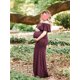thumbnail image 4 of Vestido Glampunch de maternidad con escote al hombro para fotos, 4 of 5