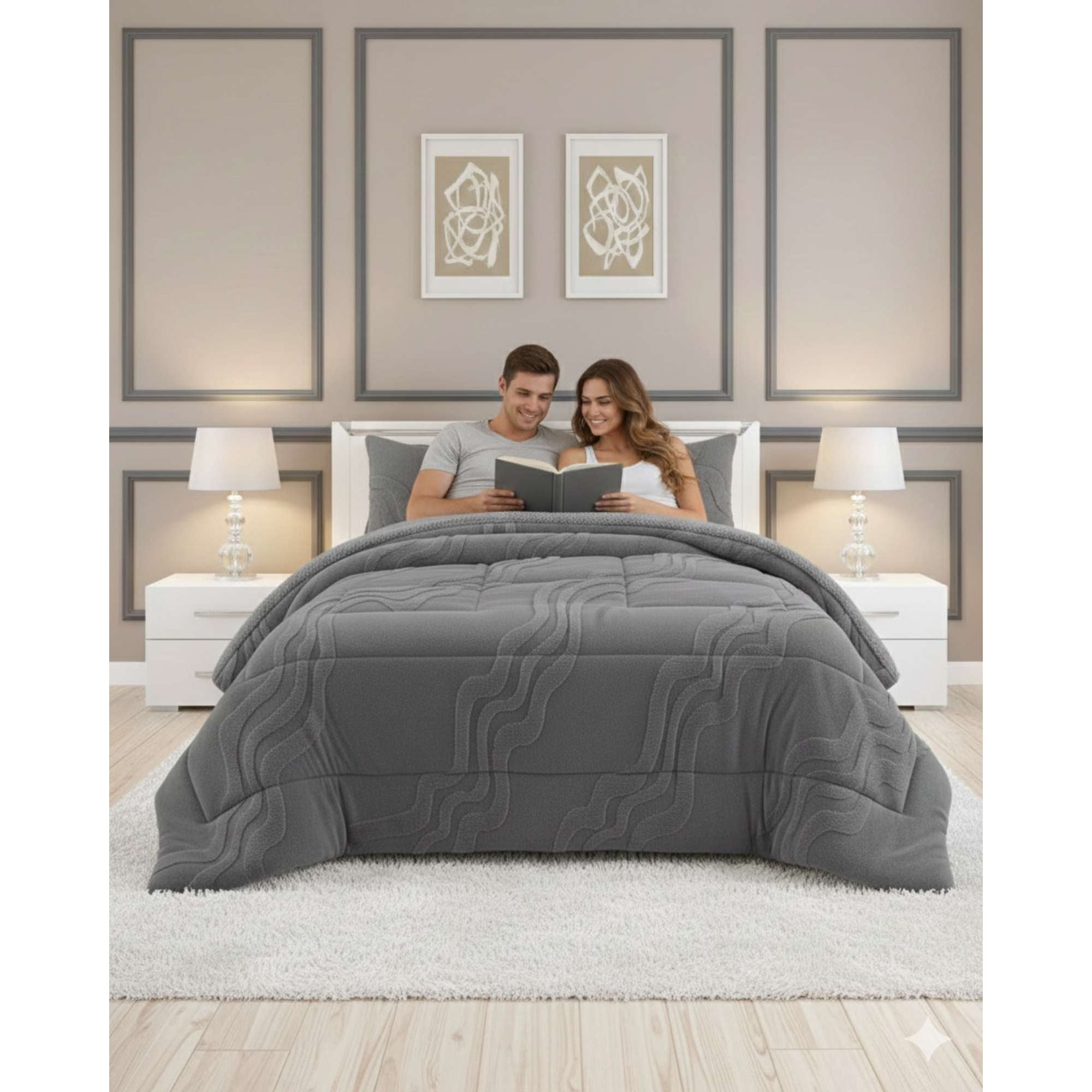 Mylhogar - Cubrecama De Invierno Premium Con Chiporro King