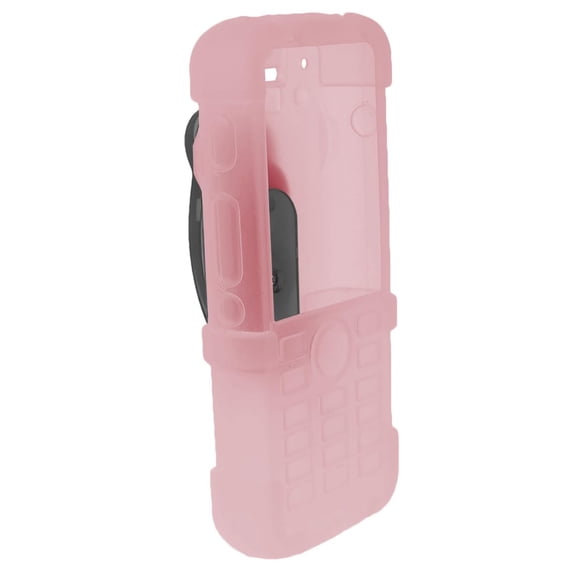 Funda de silicona Artisan Power con clip giratorio para Cisco 8821, color rosa