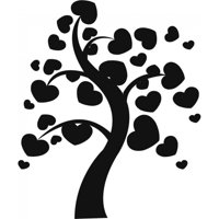 Rienda Libre Graphics - Decomural Love Heart Tree Nursery Ws-17604