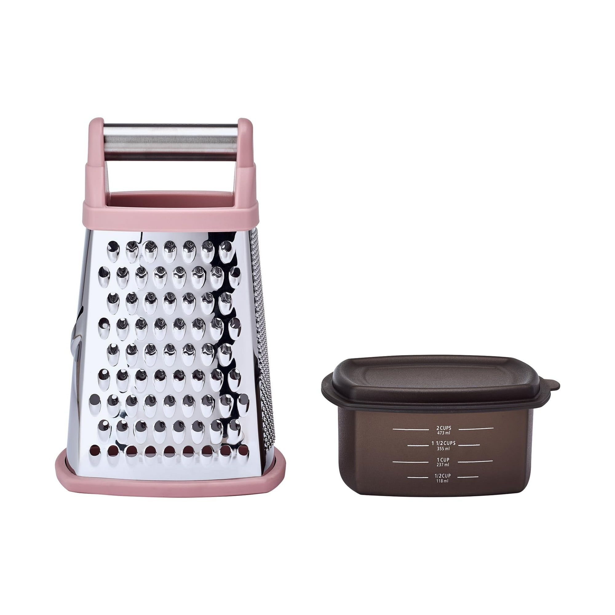 Rallador Tipo Caja Kitchenaid Gourmet, Rosa Seca, Acero Inoxidable
