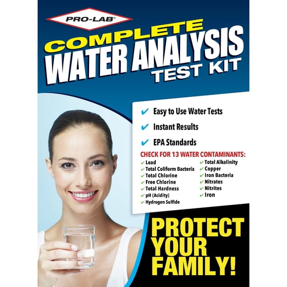 Kit de análisis de agua PRO-LAB Análisis completo de contaminantes