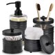 thumbnail image 1 of Set de accesorios de baño Autumn Alley Farmhouse Matte Black, 1 of 9